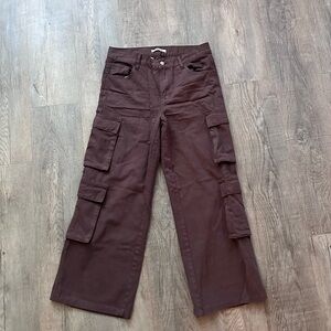 pacsun brown cargo pants